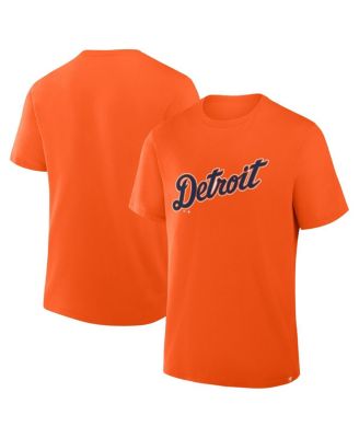 Fanatics - Men's Orange Detroit Tigers Wordmark Legacy T-Shirt