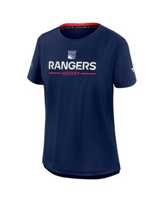 Women's Navy New York Rangers Authentic Pro Rink Tech T-Shirt
