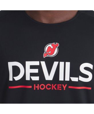 Men's Black New Jersey Devils Authentic Pro Rink Tech T-Shirt