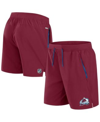 Men's Burgundy Colorado Avalanche Authentic Pro Rink Performance Shorts
