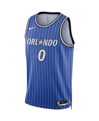 Men's and Women's Anthony Black Blue Orlando Magic Swingman Player Jersey - Icon Edition