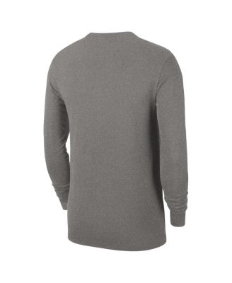 Men's Charcoal Oklahoma City Thunder Authentic Long Sleeve Practice T-Shirt