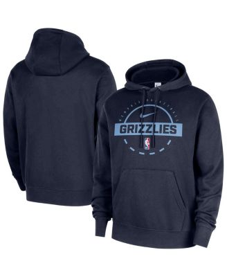 Nike - Men's Navy Memphis Grizzlies 2025/26 Authentic Practice Club Pullover Hoodie