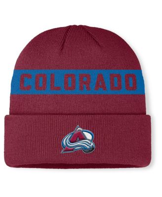 Fanatics - Men's Burgundy Colorado Avalanche Authentic Pro Rink Cuffed Knit Hat