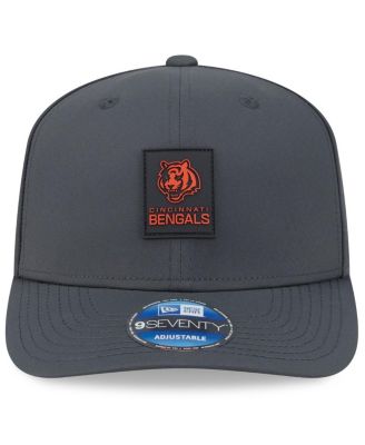 Men's Charcoal Cincinnati Bengals 2025 Sideline Cold Weather 9SEVENTY Adjustable Hat