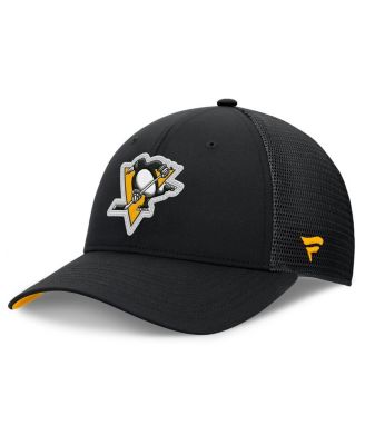 Fanatics - Men's Black Pittsburgh Penguins Authentic Pro Home Ice Trucker Adjustable Hat