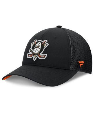 Fanatics - Men's Black Anaheim Ducks Authentic Pro Home Ice Trucker Adjustable Hat