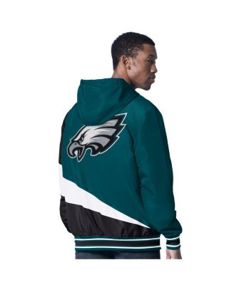 Men's Midnight Green/Charcoal Philadelphia Eagles Dual Threat Reversable Full-Zip Jacket