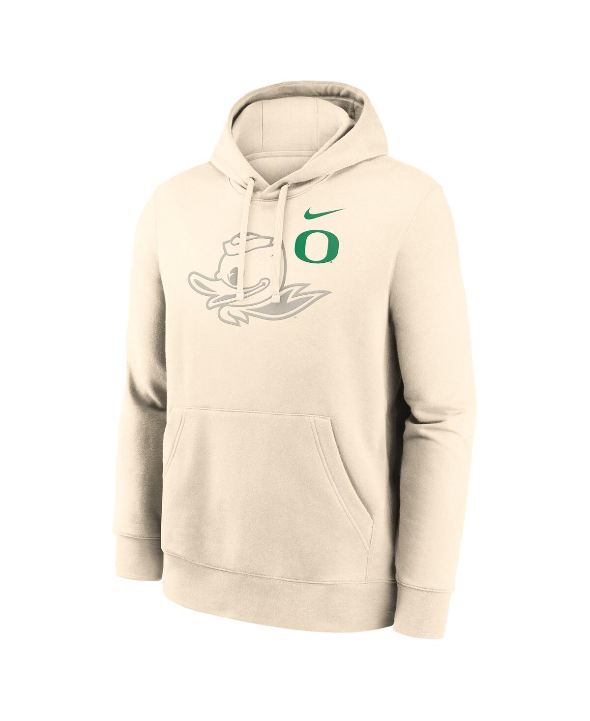 Nike Men's Cream Oregon Ducks Campus Shadow Hoodie