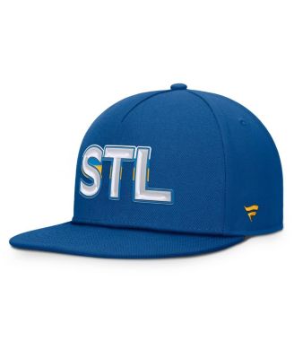 Men's Blue St. Louis Blues Authentic Pro Rink Team Code Snapback Hat