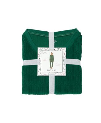 Women's 2-Piece Long-Sleeve Crewneck Top and Pants Set