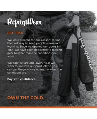 Men's Warm Insulated Cooler Wear Trousers - Cold Weather Work Pants