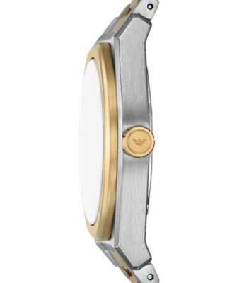 Men's Three-Hand Two-Tone Stainless Steel Watch, 41mm