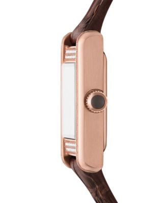 Women's Interchangeable Leather Strap Watch Set, 26mm