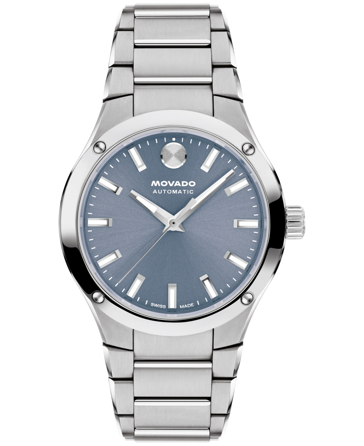 Movado Women's Museum Imperiale Swiss Automatic Stainless Steel Watch, 33mm In Metallic