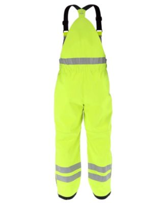 Men's Lightweight Hi-Vis Work Overalls – Waterproof Softshell, 20°F Comfort, ANSI Class E