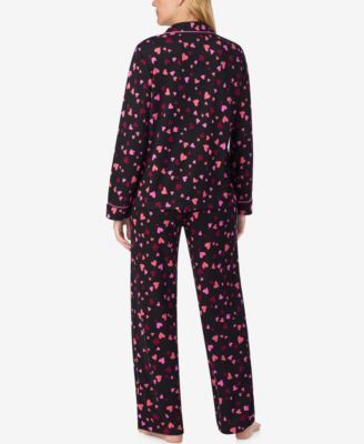 Women's 2-Piece Sleepwear Long-Sleeve Top and Pajama Pants Set