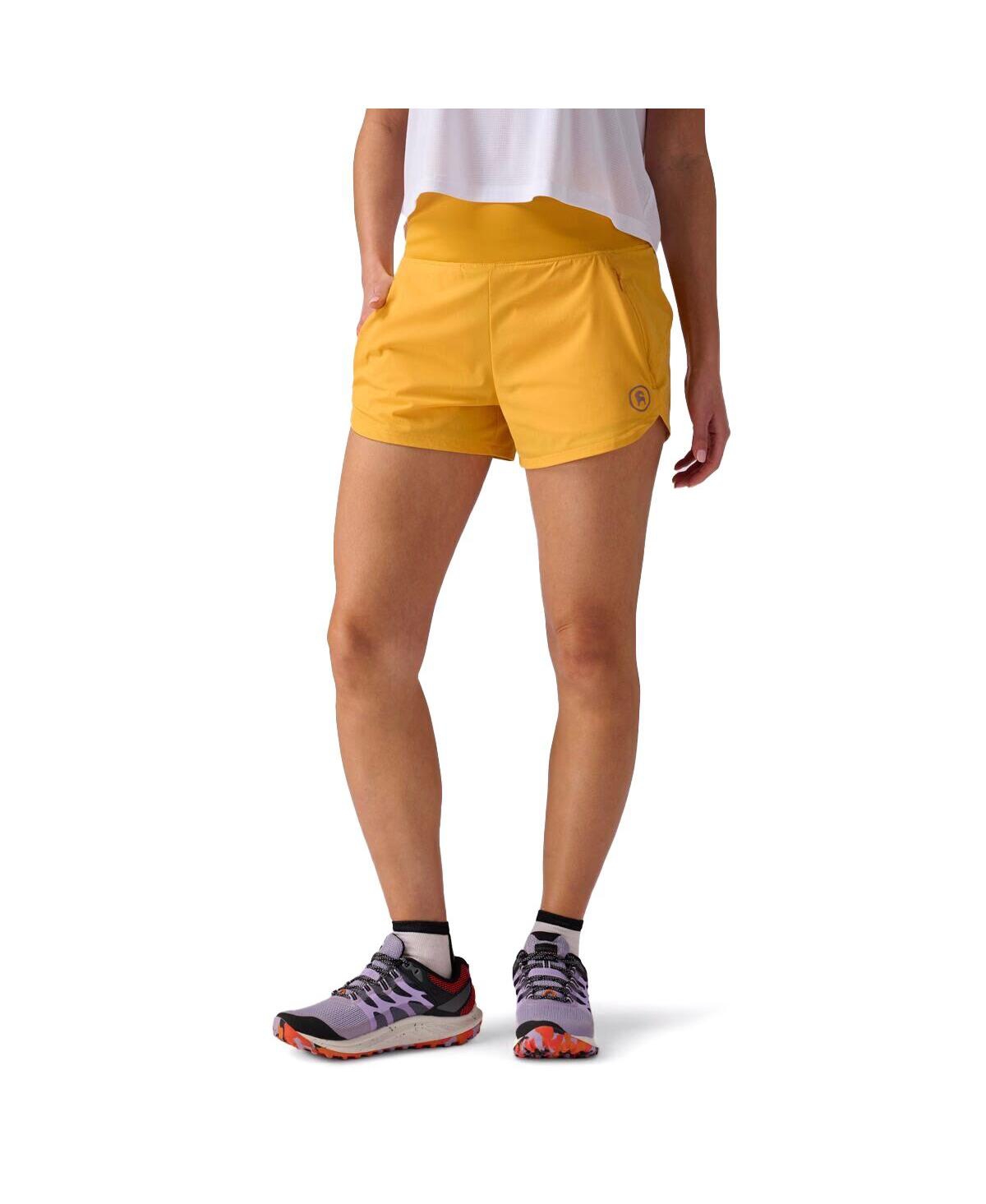 Backcountry Women's  Destination Short Performance Shorts In Gold