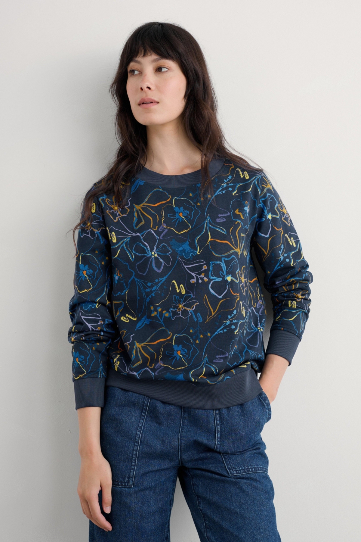 Seasalt Cornwall Women's Bright Wave Sweatshirt