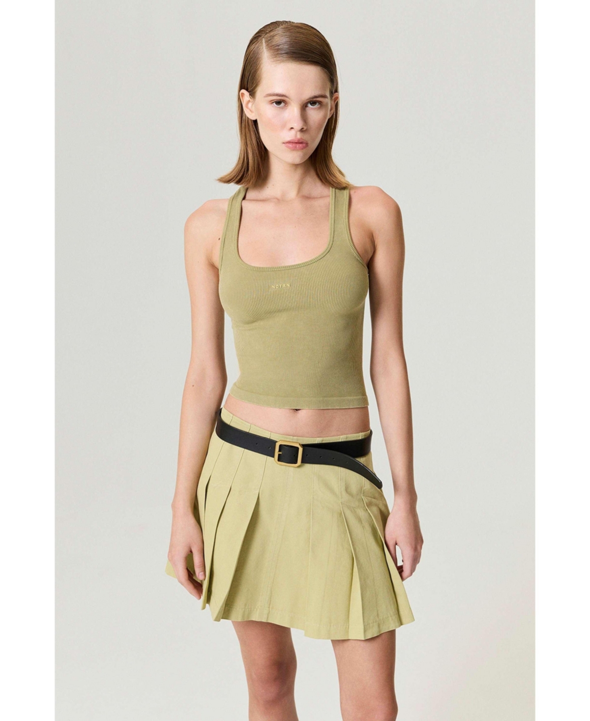 Nocturne Women's Pleated Mini Skirt