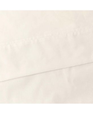 Ellis Classic Tailored Design in a Perma Press Fabric 3" Rod Pocket Tailored Pair with Ties 80"x54" Natural