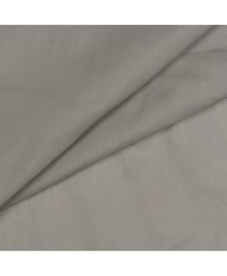 Ellis Stacey 1.5" Rod Pocket High Quality Fabric Solid Color Window Balloon Valance 60"x15" Grey