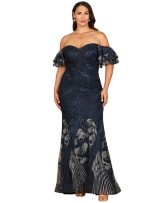 Women's Off Shoulder Mermaid Lace Gown