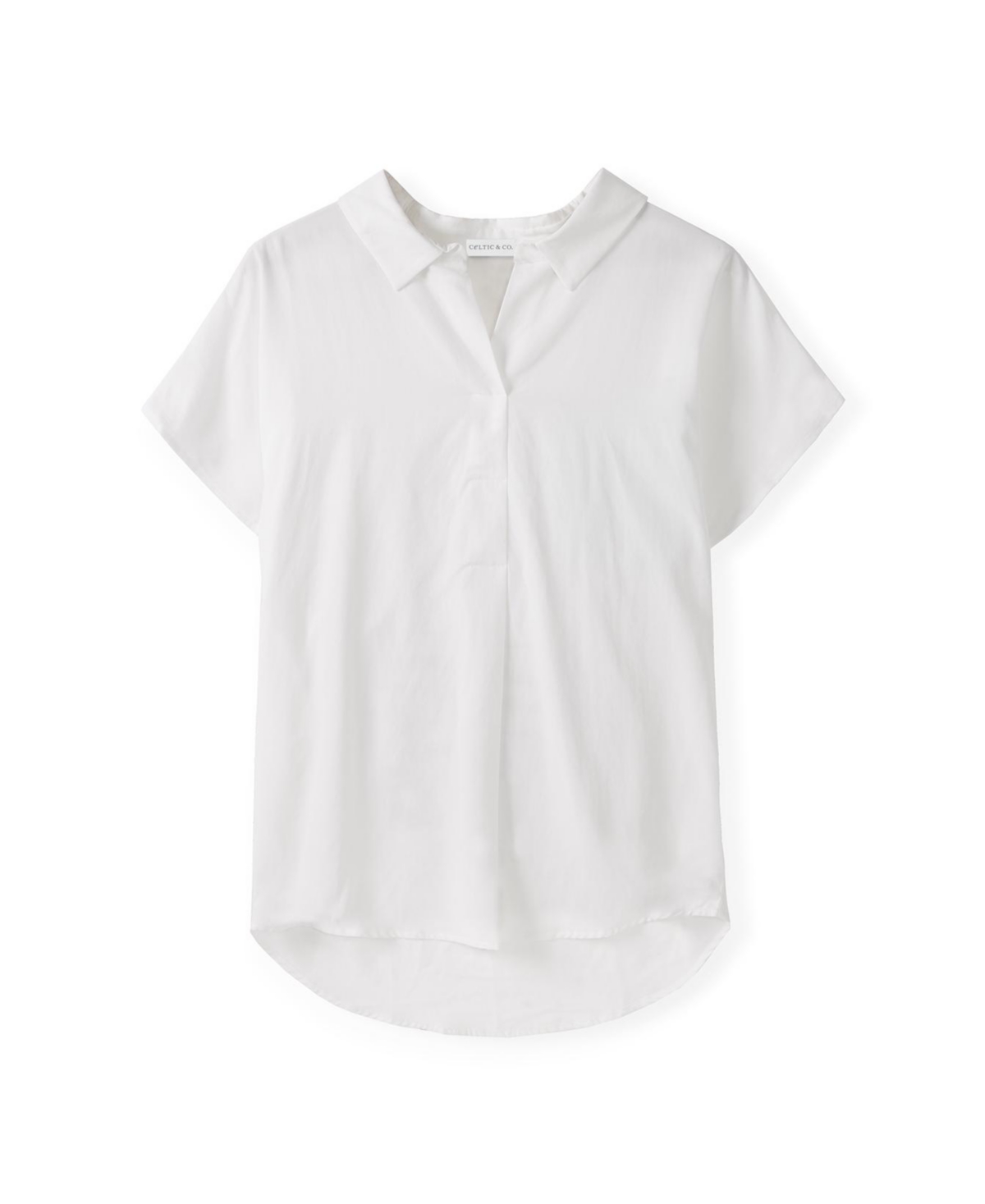 Celtic & Co. Women's Short Sleeve Relaxed Fit Blouse