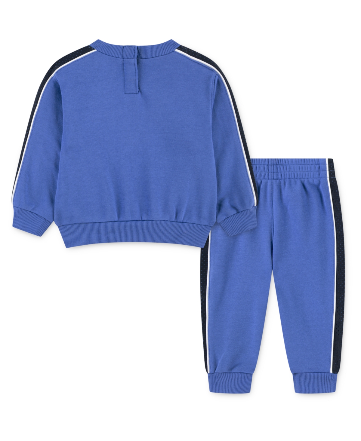 Nike Baby Boys 2-piece Crewneck Sweatshirt And Pants Set In Blue