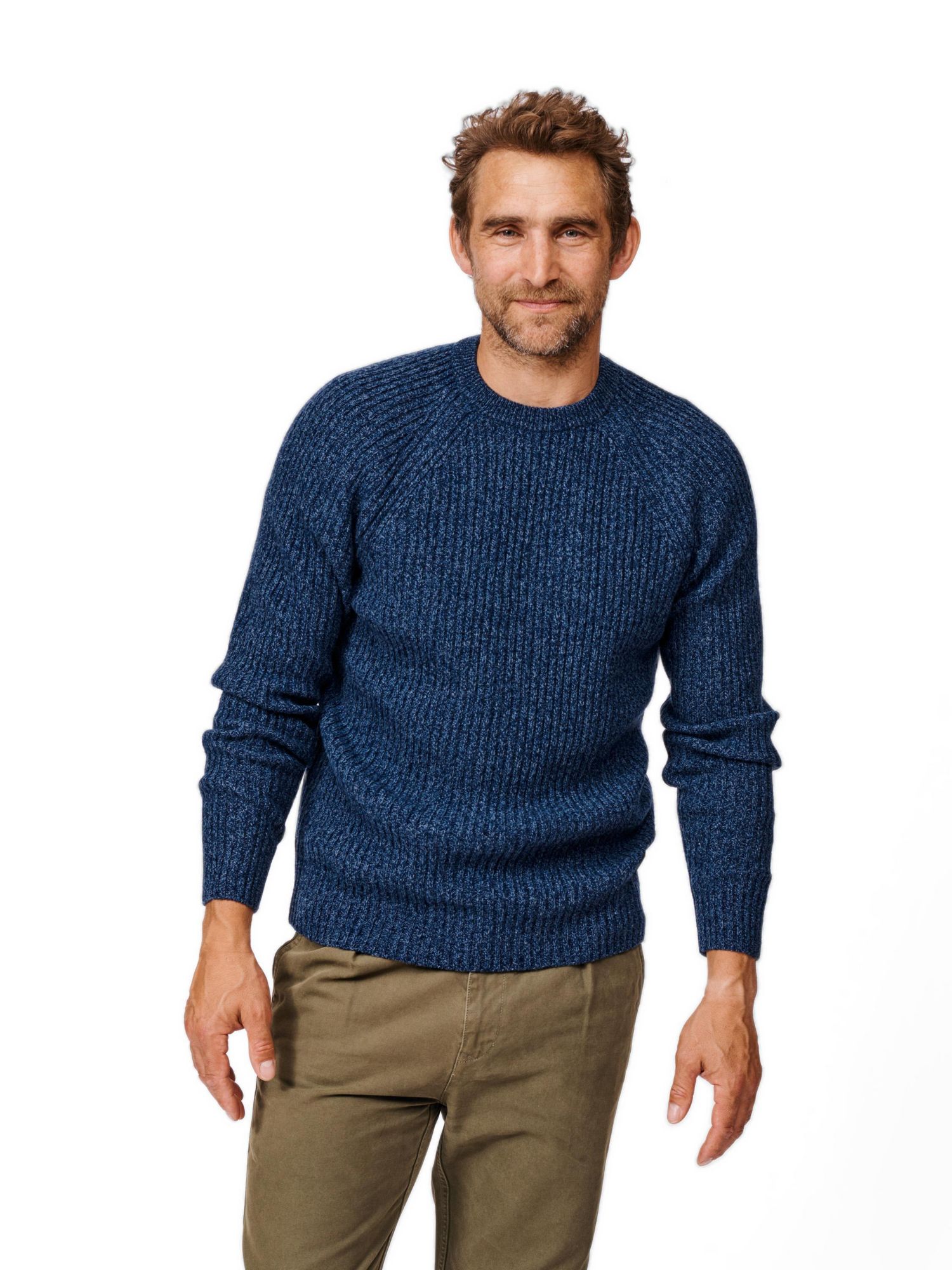 Men's Ray Fisherman Rib Crew Neck Sweater