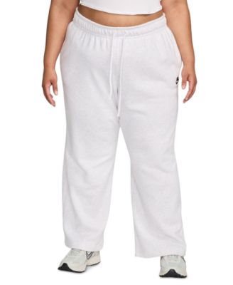 Plus Size Sportswear Club Fleece Mid-Rise Wide-Leg Sweatpants