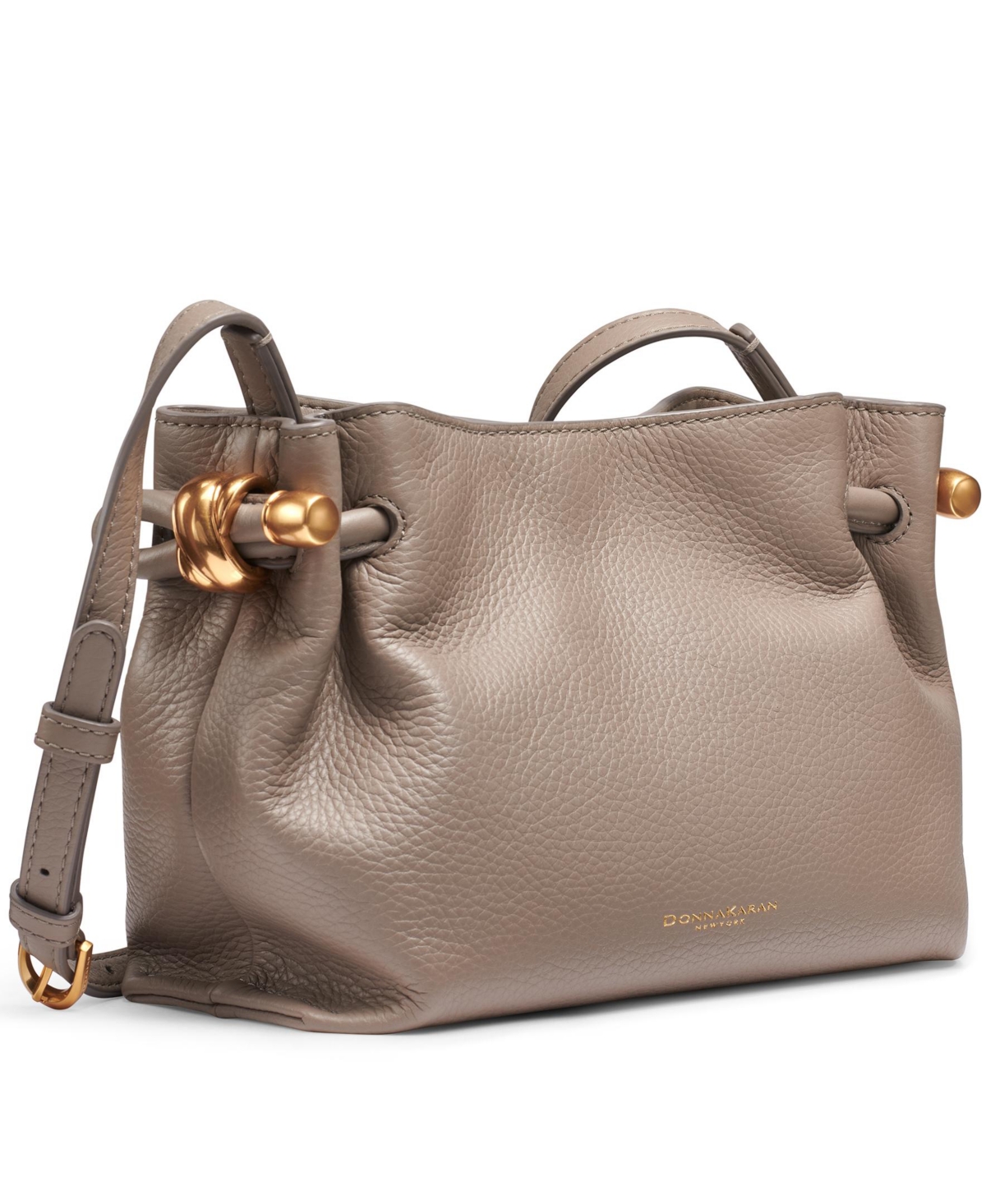Donna Karan Cashmere Crossbody Bag In Gray