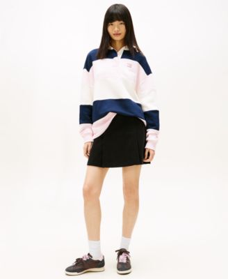 Women's Corduroy Pleated Mini Skirt