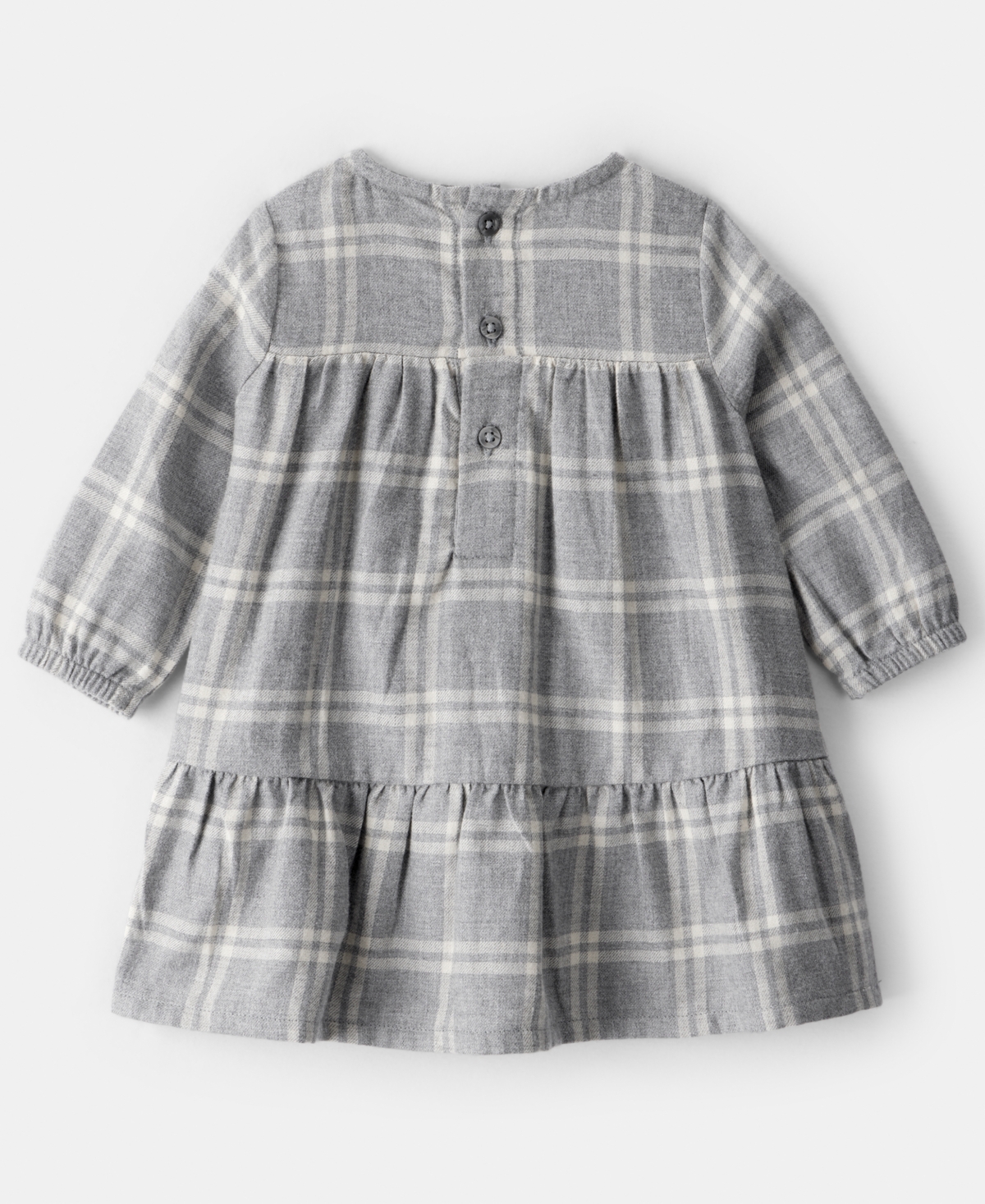 Carter's Baby Girls 3-Piece Vest, Plaid Dress and Diaper Cover Set