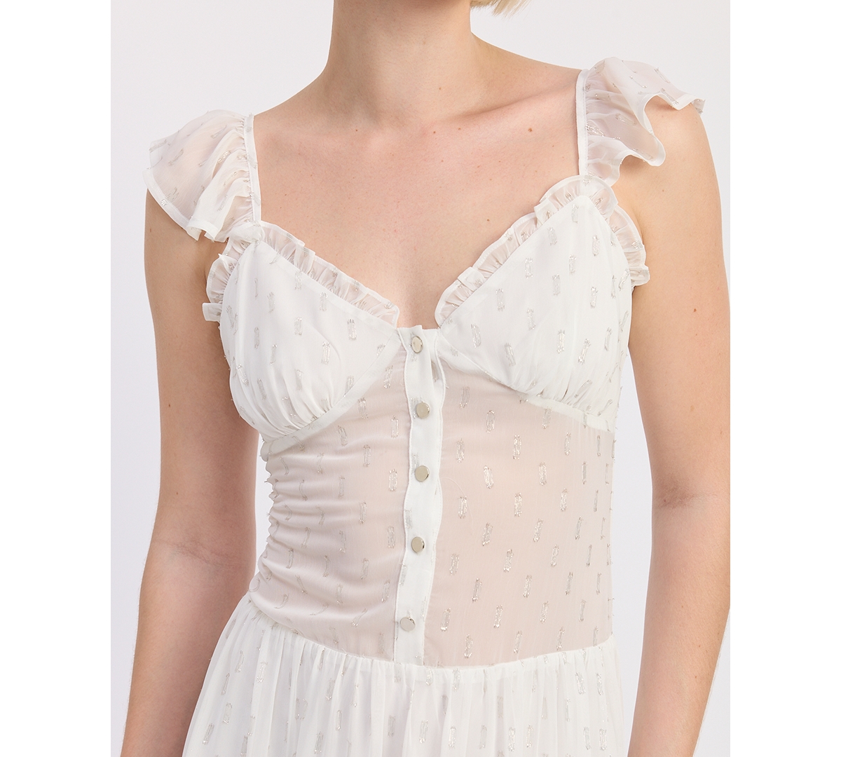 En Saison Women's Camile Tiered Sleeveless Maxi Dress