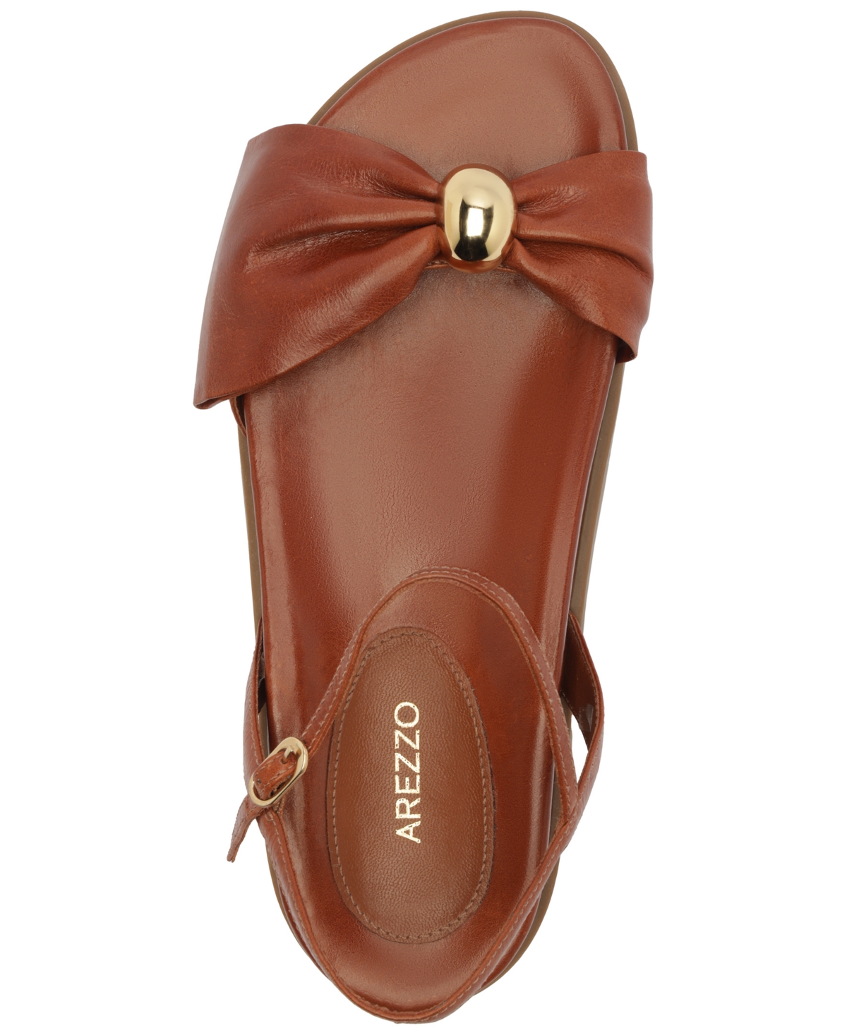 Arezzo Women's Rayna Round Toe Flat Sandals