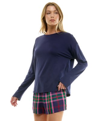Women's Long-Sleeve Drop Shoulder Top