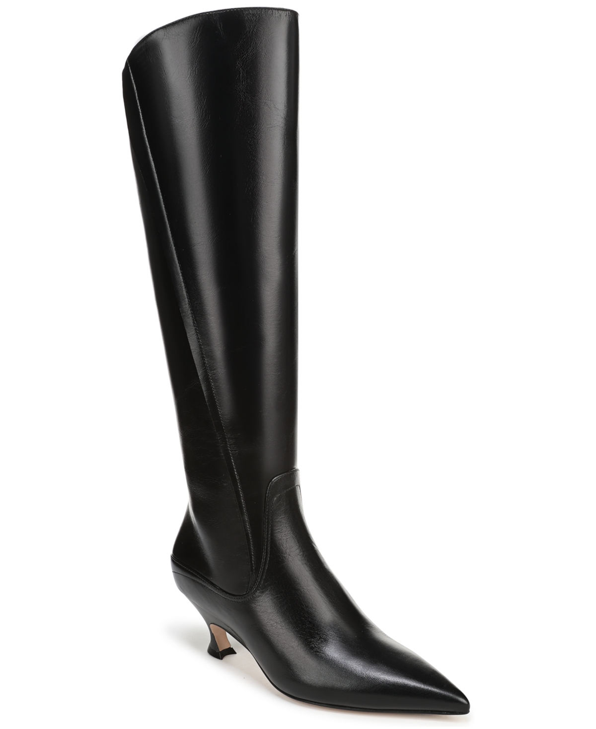 Naturalizer Women's Pepper Wide Calf Tall Dress Boots In Black