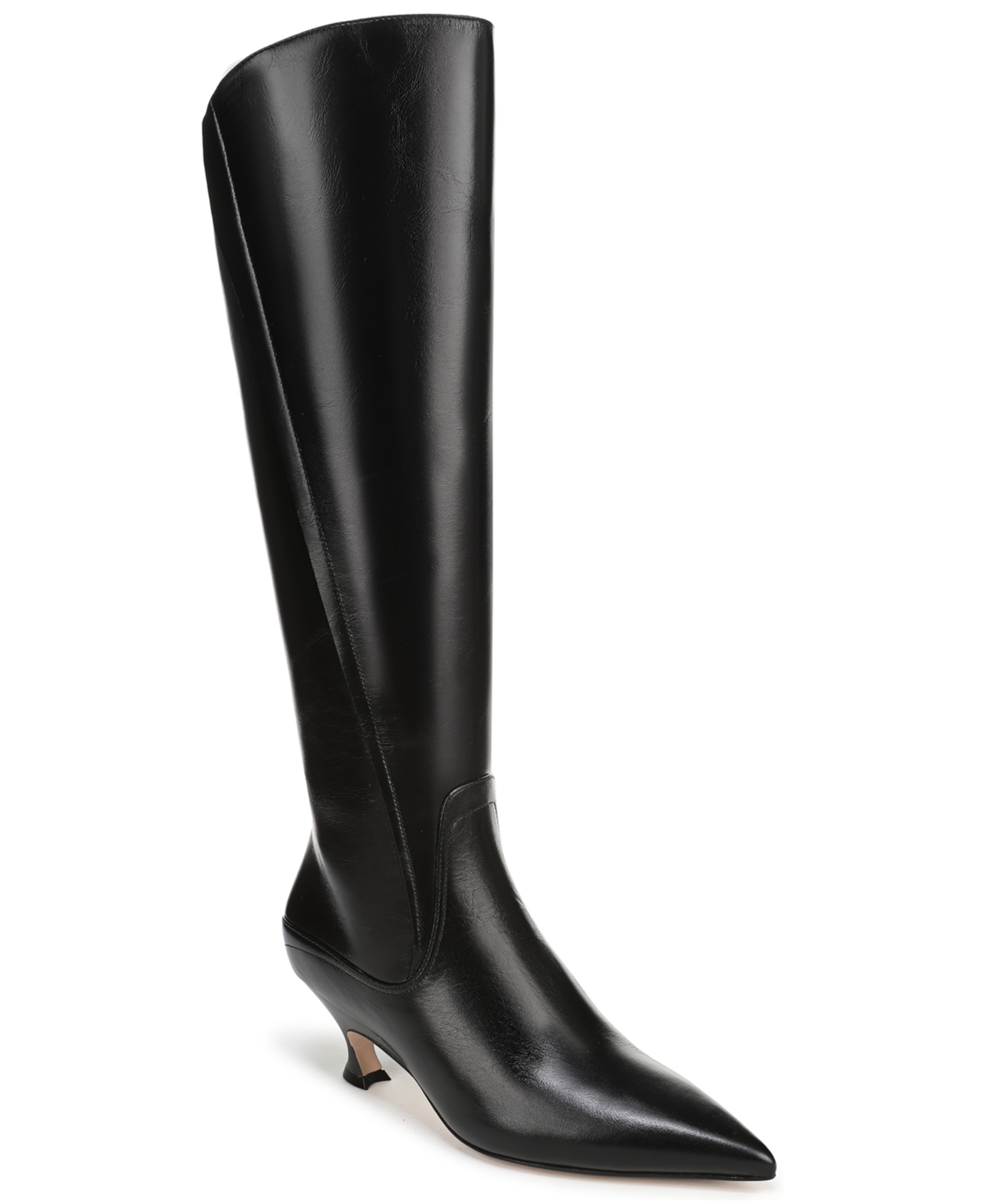 Naturalizer Women's Pepper Wide Calf Tall Dress Boots In Black