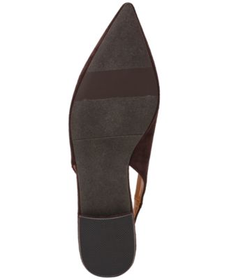 Women's Empress Pointed Toe Slingback Flat Mules