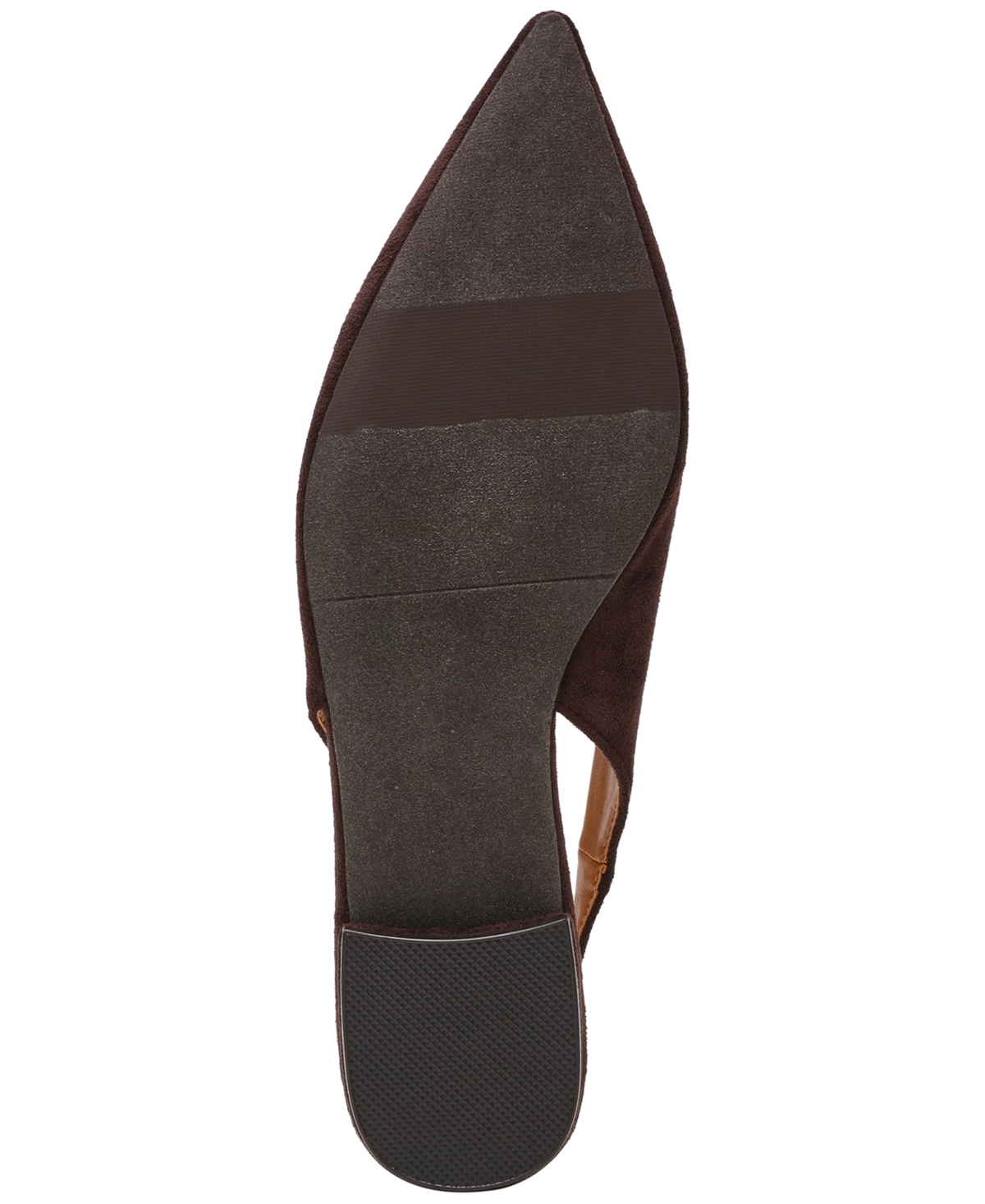 Dv Dolce Vita Women's Empress Pointed Toe Slingback Flat Mules In Brown