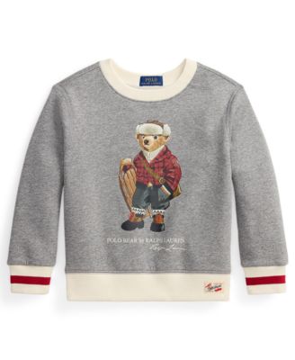 Boys' 2-7 Polo Bear Fleece Sweatshirt