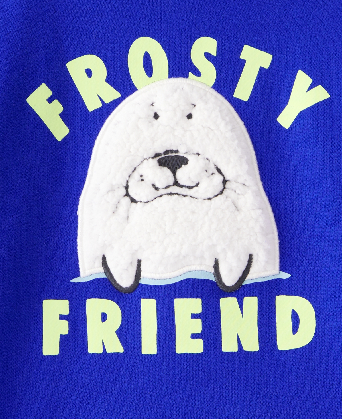 Carter's Boys Toddler 2t-5t Daydream Walrus Pull-on Sweatshirt In Blue