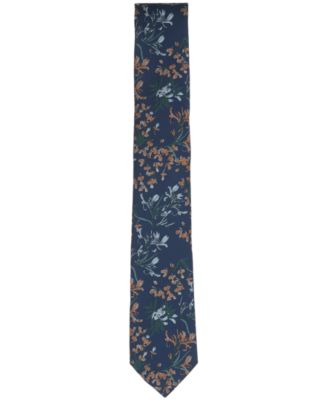 Men's Barwick Floral Skinny Tie, Macy's Exclusive