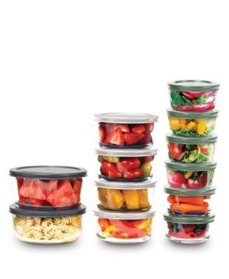 Glass Containers 24-Pc. Food Storage Set
