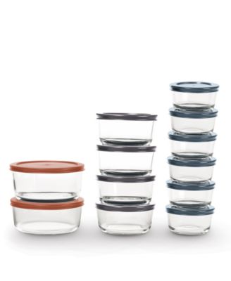 Art & Cook - Glass Containers 24-Pc. Food Storage Set