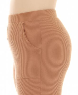 Plus Size Super Soft Two Piece Ribbed Set