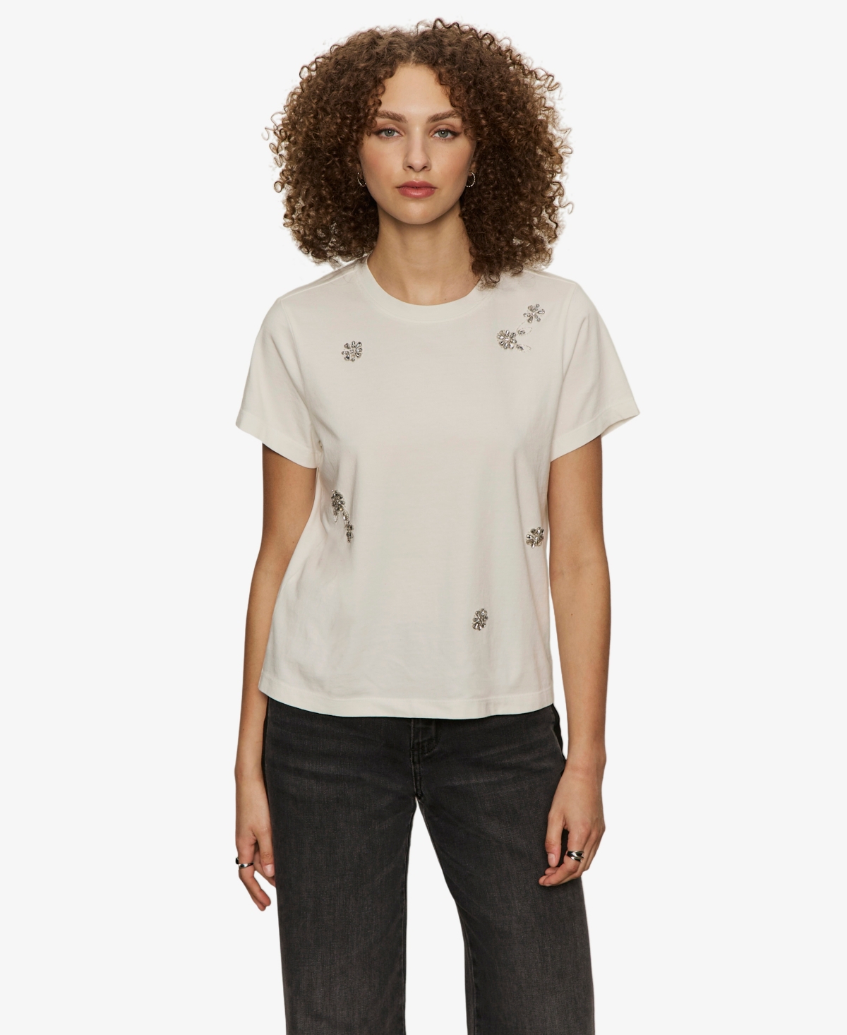 Sanctuary Women's Embellished Short-Sleeve T-Shirt