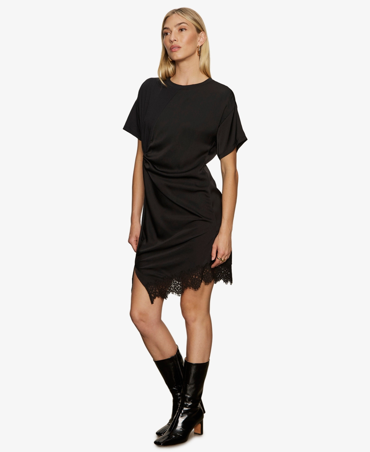 Sanctuary Women's Short-sleeve T-shirt Dress In Black