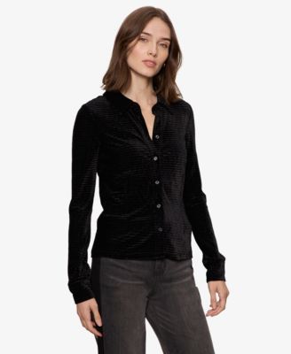 Women's Fitted Button Down Top